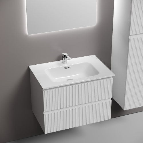 Тумба под раковину Sancos SNOB T SNT70W 69х44,5х50 настенная - фото 4